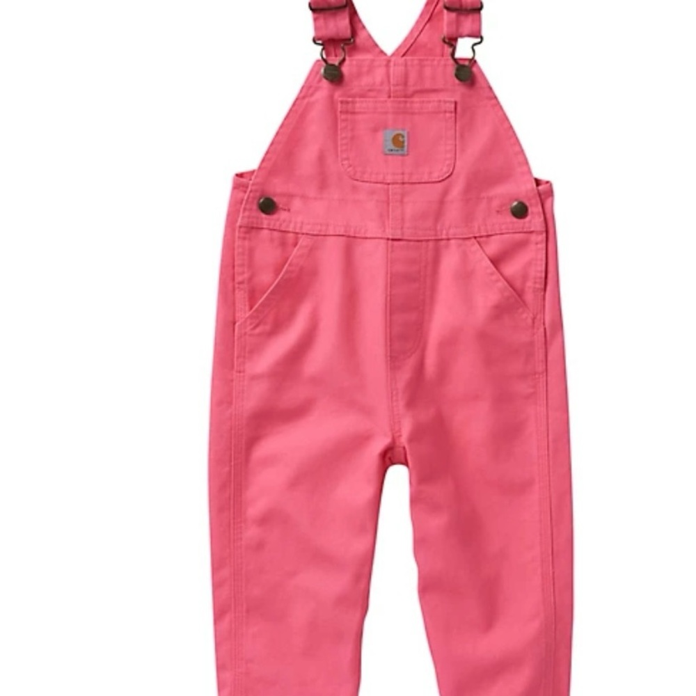 Carhartt Kids Bright Pink Overalls